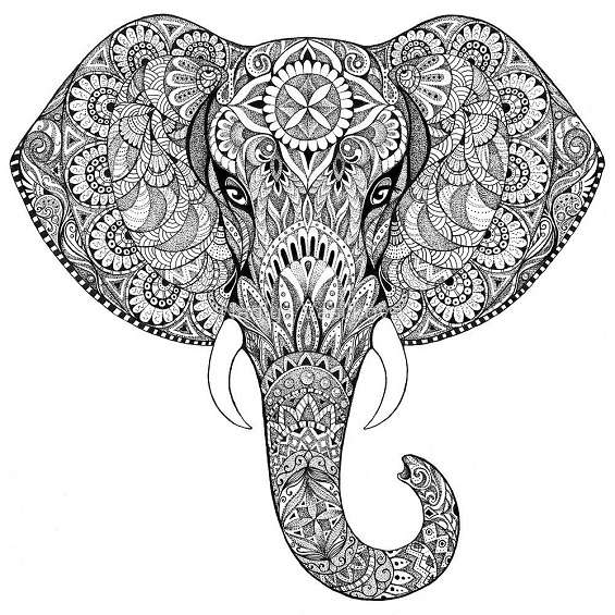 elefantes-mandalas-para-pintar