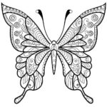mandalas mariposas pintadas