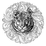 tigre-mandala-para-colorear